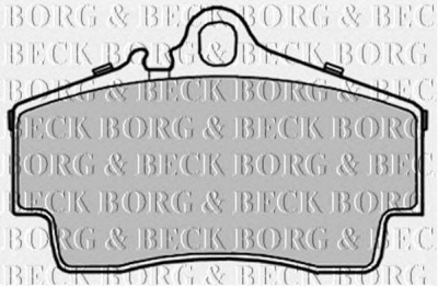 BORG & BECK bbp2235 -  Комплект тормозных колодок, дисковый тормоз